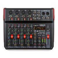 Vonyx VM-KG08 - 8-kanaals mengtafel met Bluetooth, DSP, USB audio interface, etc.