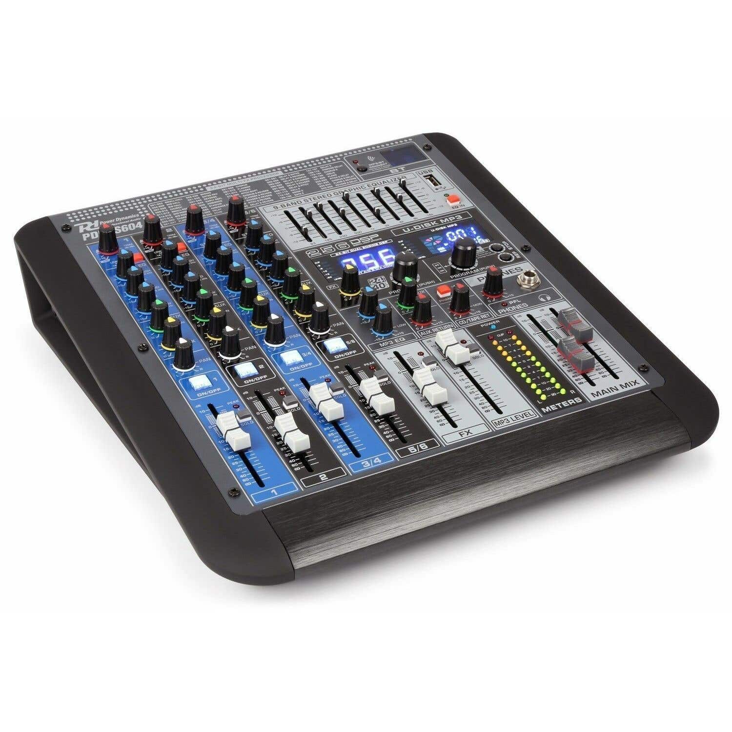 Retourdeal - Power Dynamics PDM-S604 professionele 6 kanaals mixer