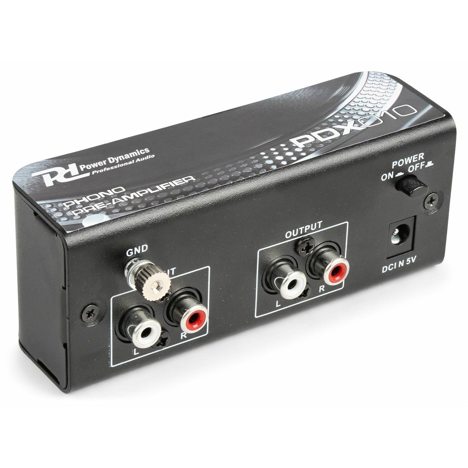 Power Dynamics PDX010 Phono voorversterker met RIAA correctie