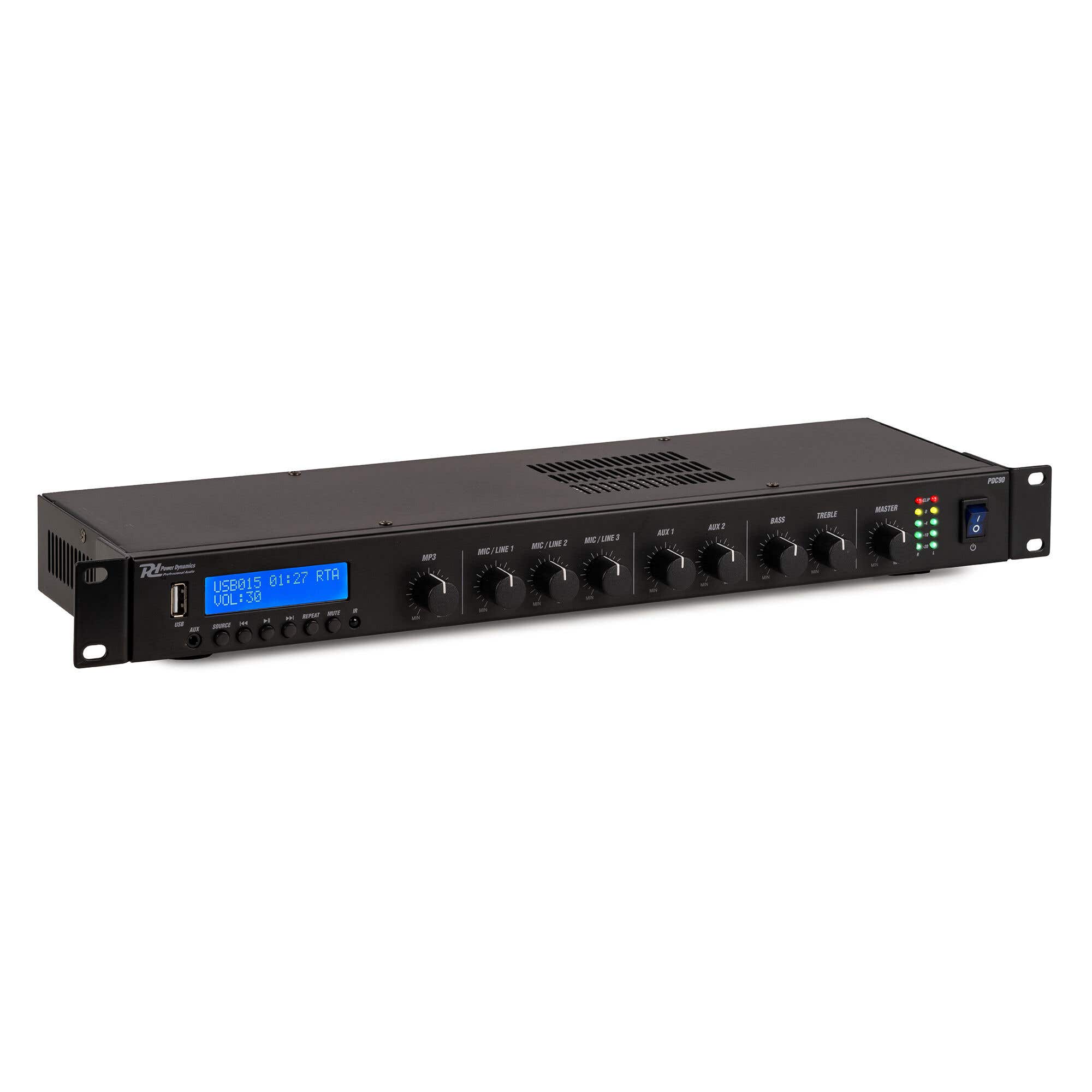 Power Dynamics PDC90 mediaspeler met versterker - Met DAB+ / Bluetooth