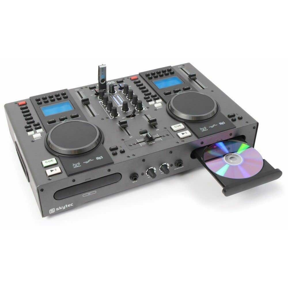 SkyTec STX-95 Professionele Dubbele Top CD/USB Speler / mixer