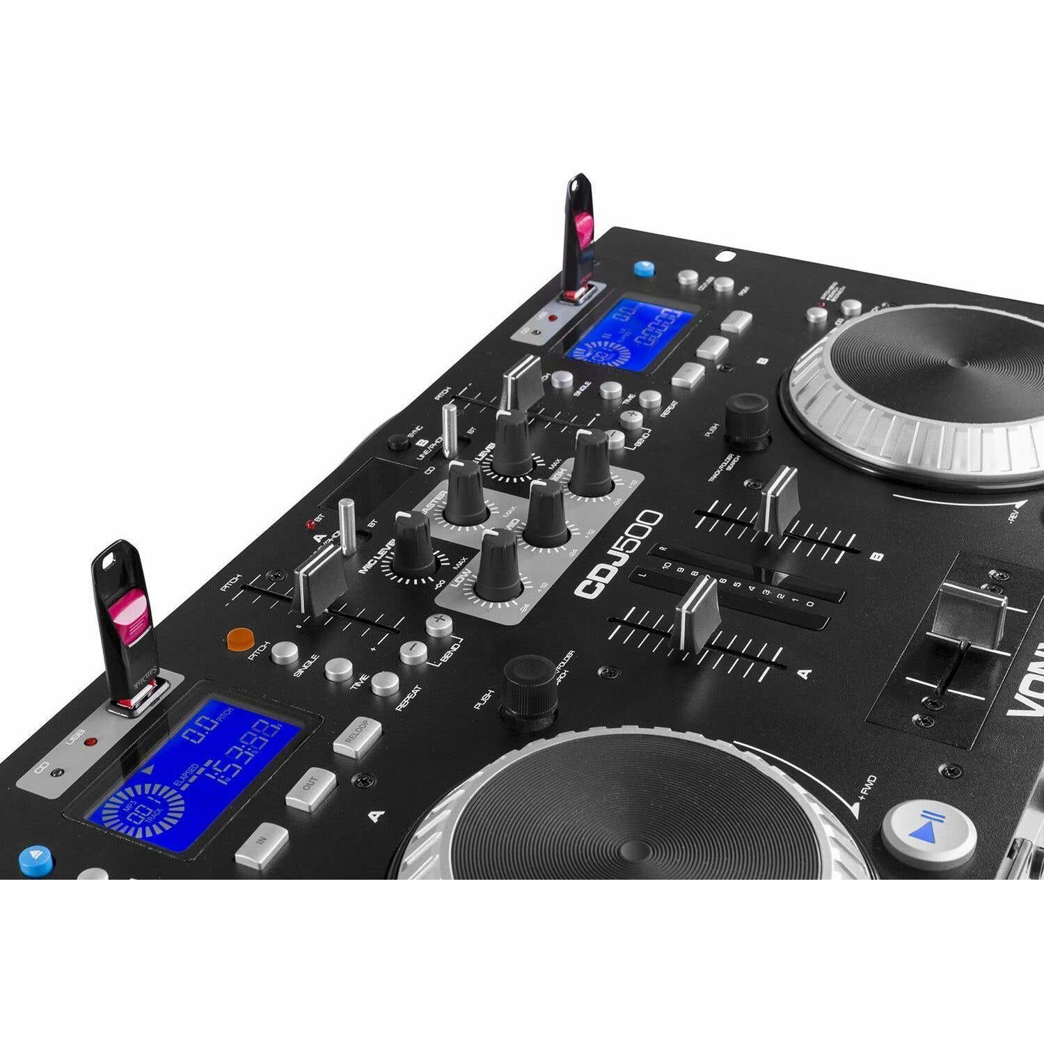 Vonyx Cdj500 Cdusb Speler Met Bluetooth Mixer En Versterker vonyx kopen in de aanbieding Vonyx Cdj500 Cdusb Speler Met Bluetooth Mixer En Versterker vonyx kopen in de aanbieding