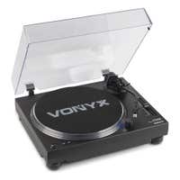 Retourdeal - Vonyx DT3000 DJ draaitafel - Riemaangedreven platenspeler - Met Audio Technica naald - Zwart