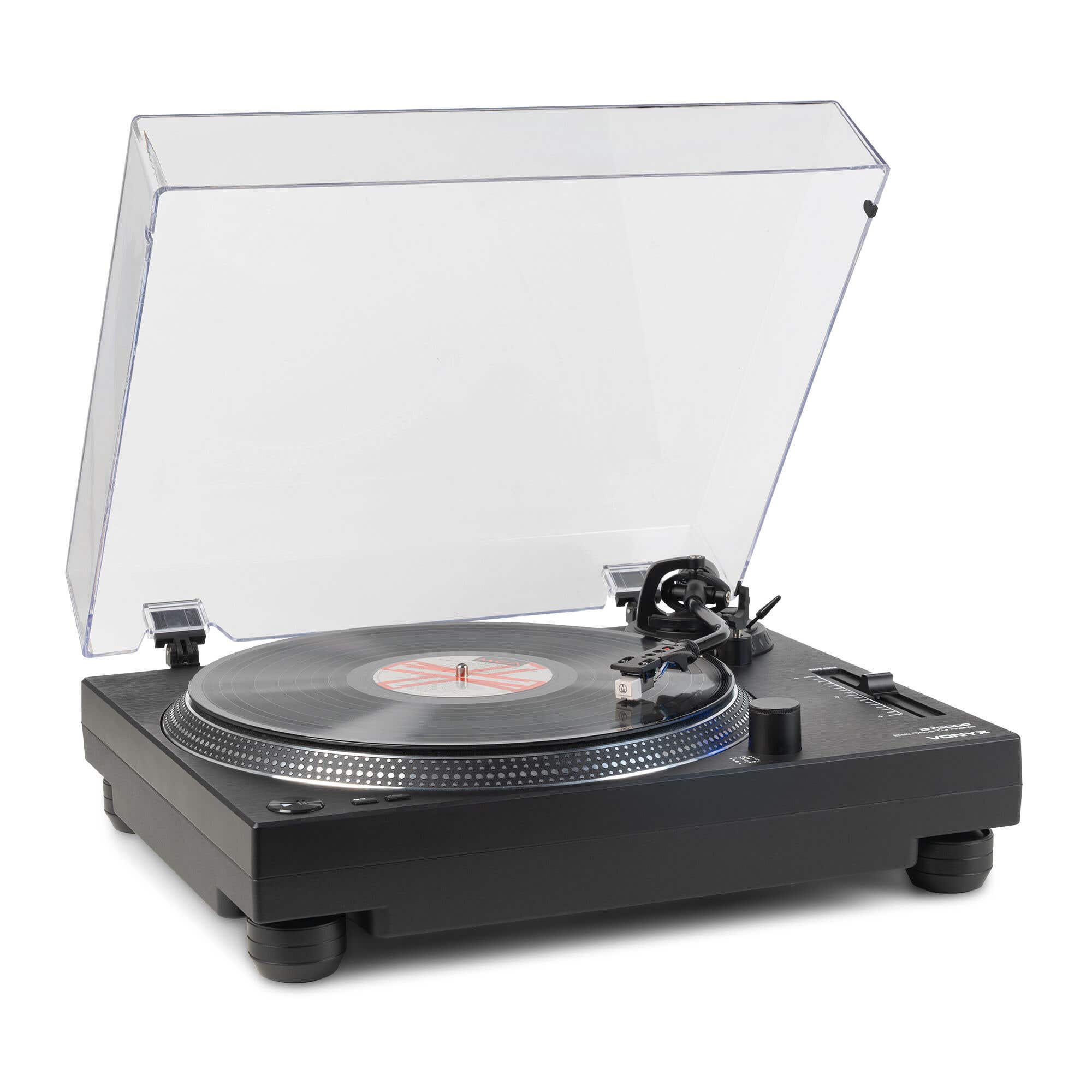 Vonyx DT3000 HiFi platenspeler - Ingebouwde voorversterker - Audio Technica cartridge - Zwart