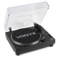 Retourdeal - Vonyx DT6000 DJ draaitafel - Direct-drive platenspeler - Met Audio Technica naald - Zwart