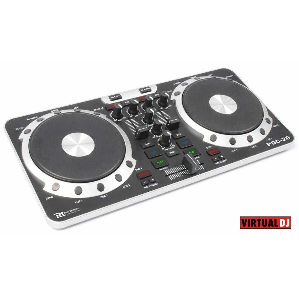 PDC-20 Dubbele Midi Controller 4-Decks Virtual DJ