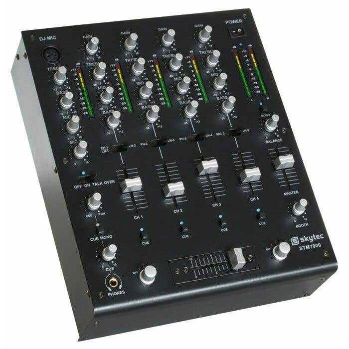 4-Kanaals DJ mixer met Equalizer