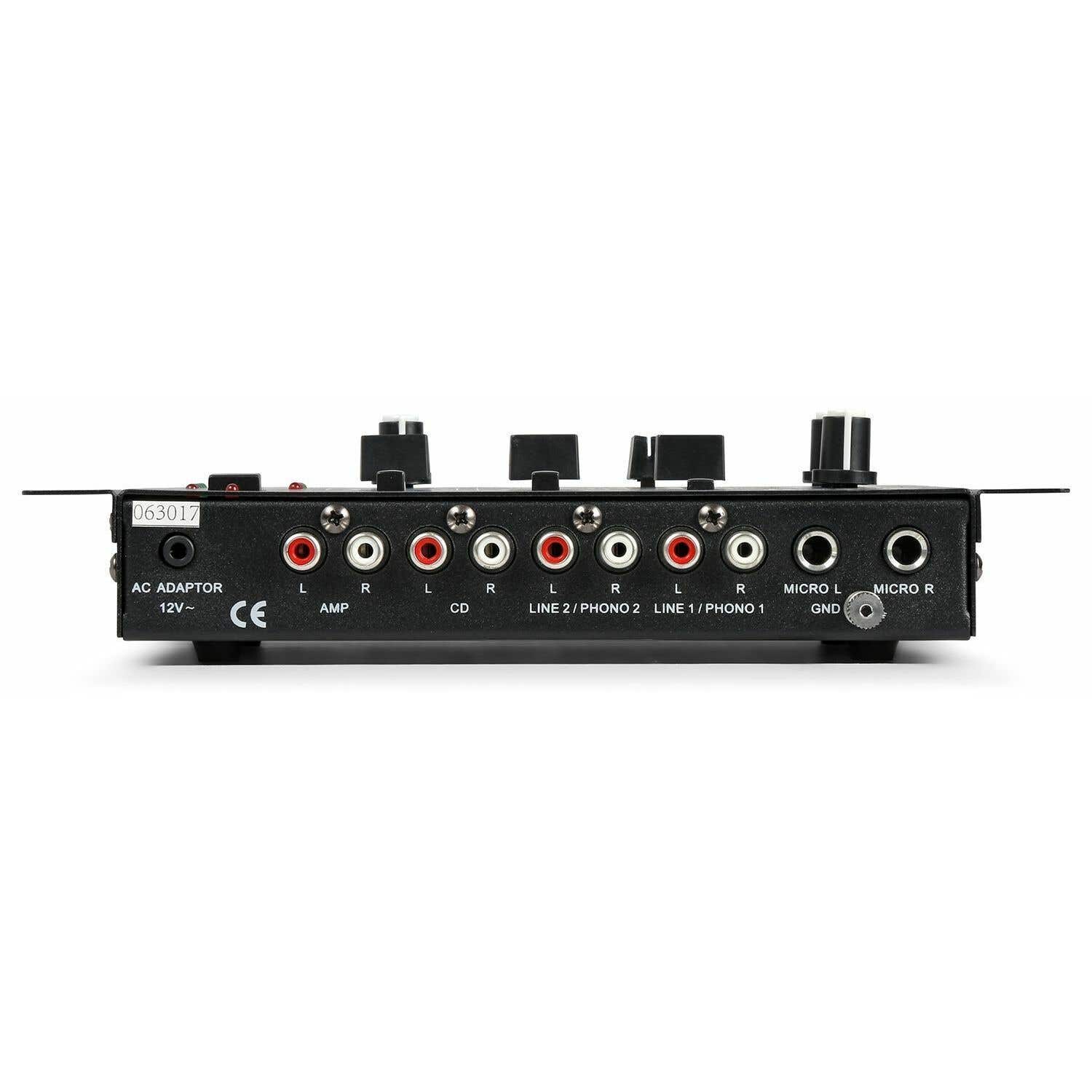 Vonyx STM-2211B 4-Kanaals mengpaneel - Zwart