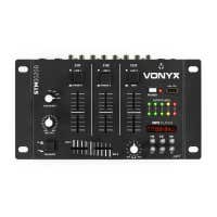 Vonyx STM-3020 4-Kanaals mengpaneel met USB MP3 - Zwart