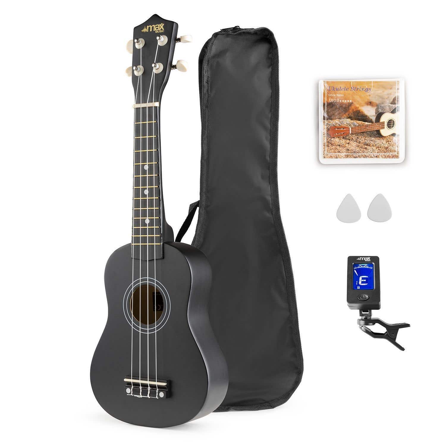 Retourdeal - MAX UKEY Ukelele set met 21" Ukulele en accessoires -