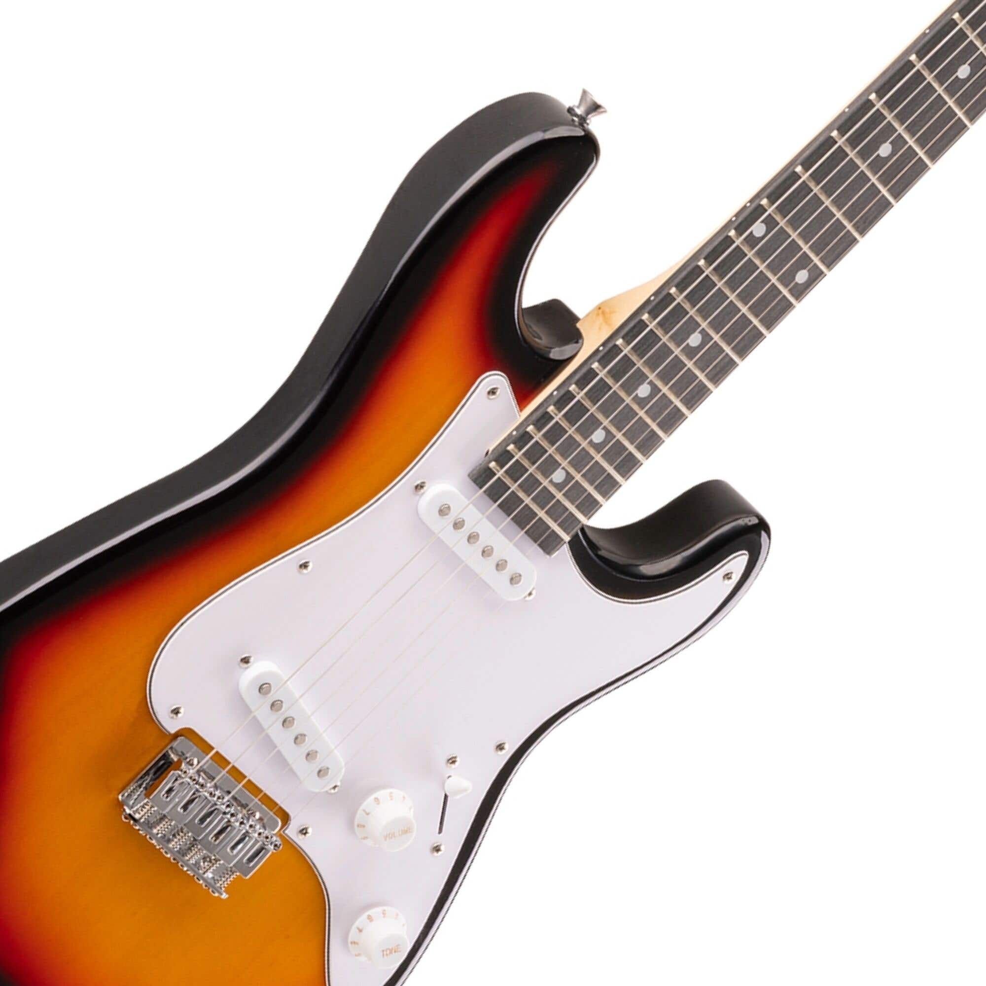 MAX GigKit Junior 3/4 - Elektrische kindergitaar - Complete starterset met accessoires - Sunburst