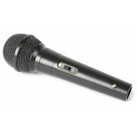 Fenton DM100 zwarte dynamische microfoon voor o.a. DJ's en karaoke