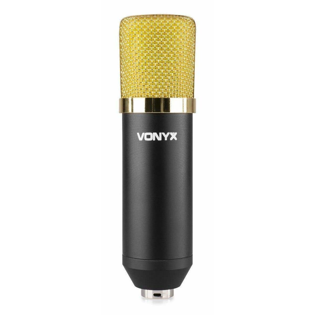 Vonyx CMS400B Studiomicrofoon met broadcast arm en popfilter