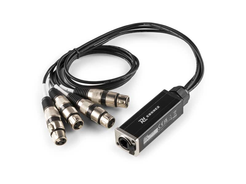 EXTREME RSAB5-4F MINI STAGEBOX EXTENDER AUDIO - DMX SU RJ45 CON 4 CONNETTORI XLR FEMMINA EXTREME RSAB5-4F MINI STAGEBOX EXTENDER AUDIO - DMX SU RJ45 CON 4 CONNETTORI XLR FEMMINA