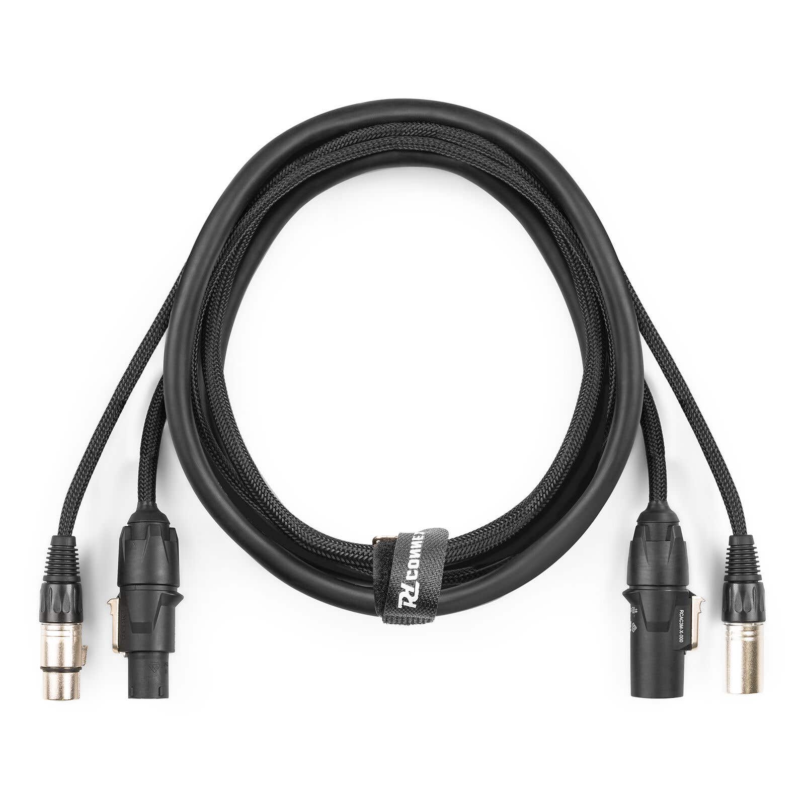 PD Connex CX07-05 Combikabel Powerconnector TR - XLR M / Powerconnector TR - XLR F - 0.5 meter