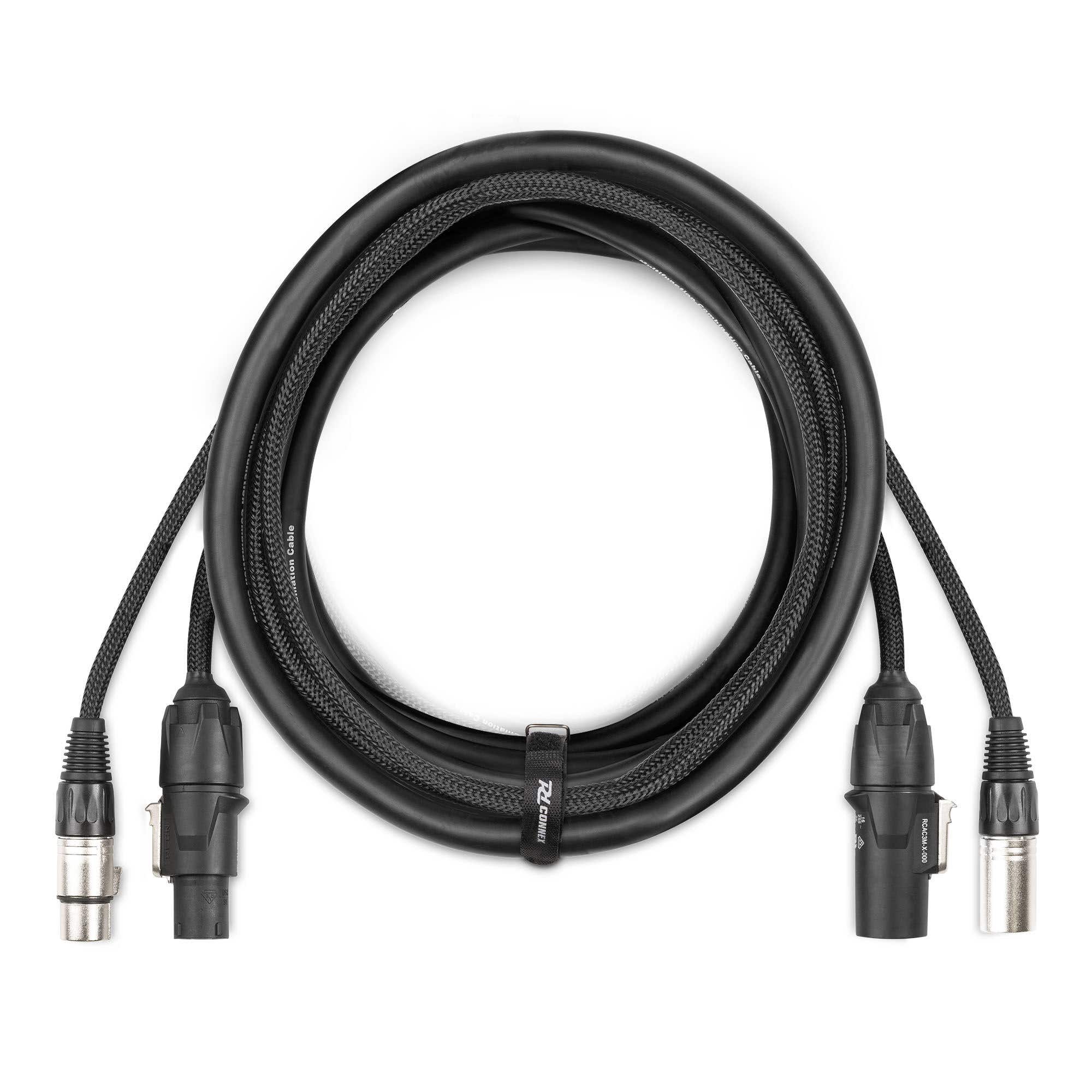 PD Connex CX13-10 Combikabel Powerconnector TR - 5 pins XLR - IP65 waterdicht - 10 meter