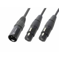 PD Connex Kabel 1x XLR Male - 2x XLR Female 50cm