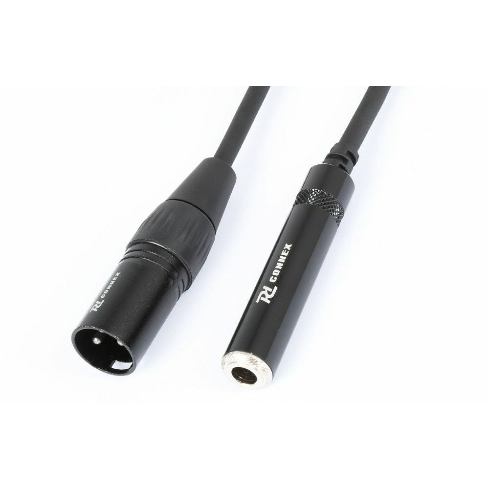 PD Connex kabel XLR Male - 6.3mm Female Mono jack 0.15m