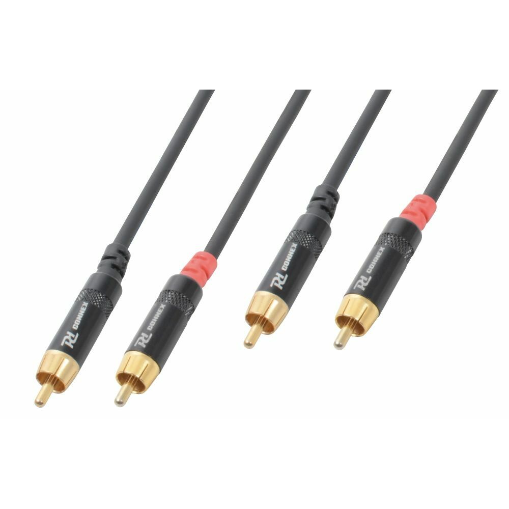 PD Connex RCA kabel 2x RCA Male - 2x RCA Male - 0.5m