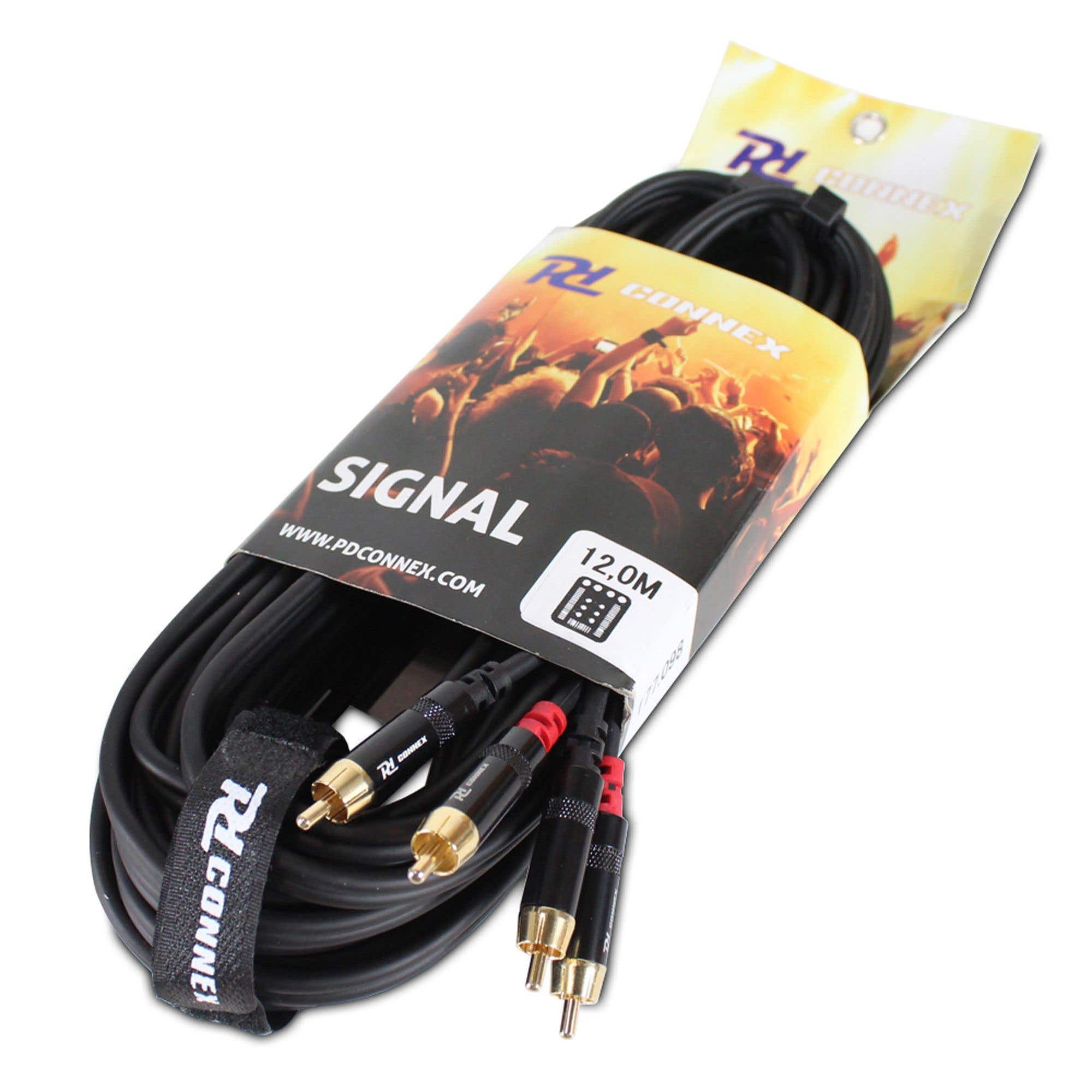 Audio Y-kabeladapter, 2x RCA mannelijk naar 1x stereo RCA vrouwelijk - Ben's electronics