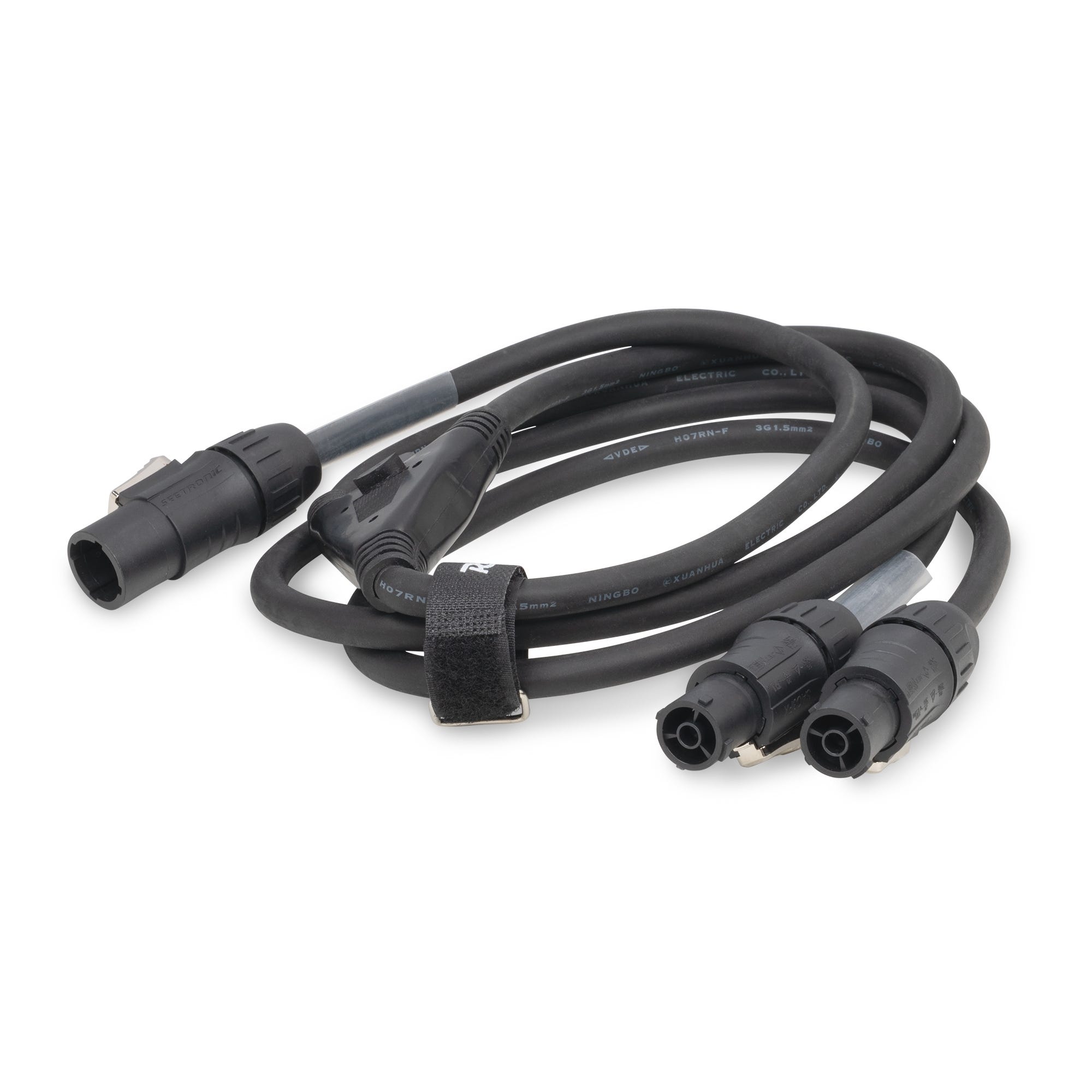 PD Connex CX17-2 splitterkabel - 1x Powercon TR male - 2x Powercon TR female - IP65 - 1 meter 