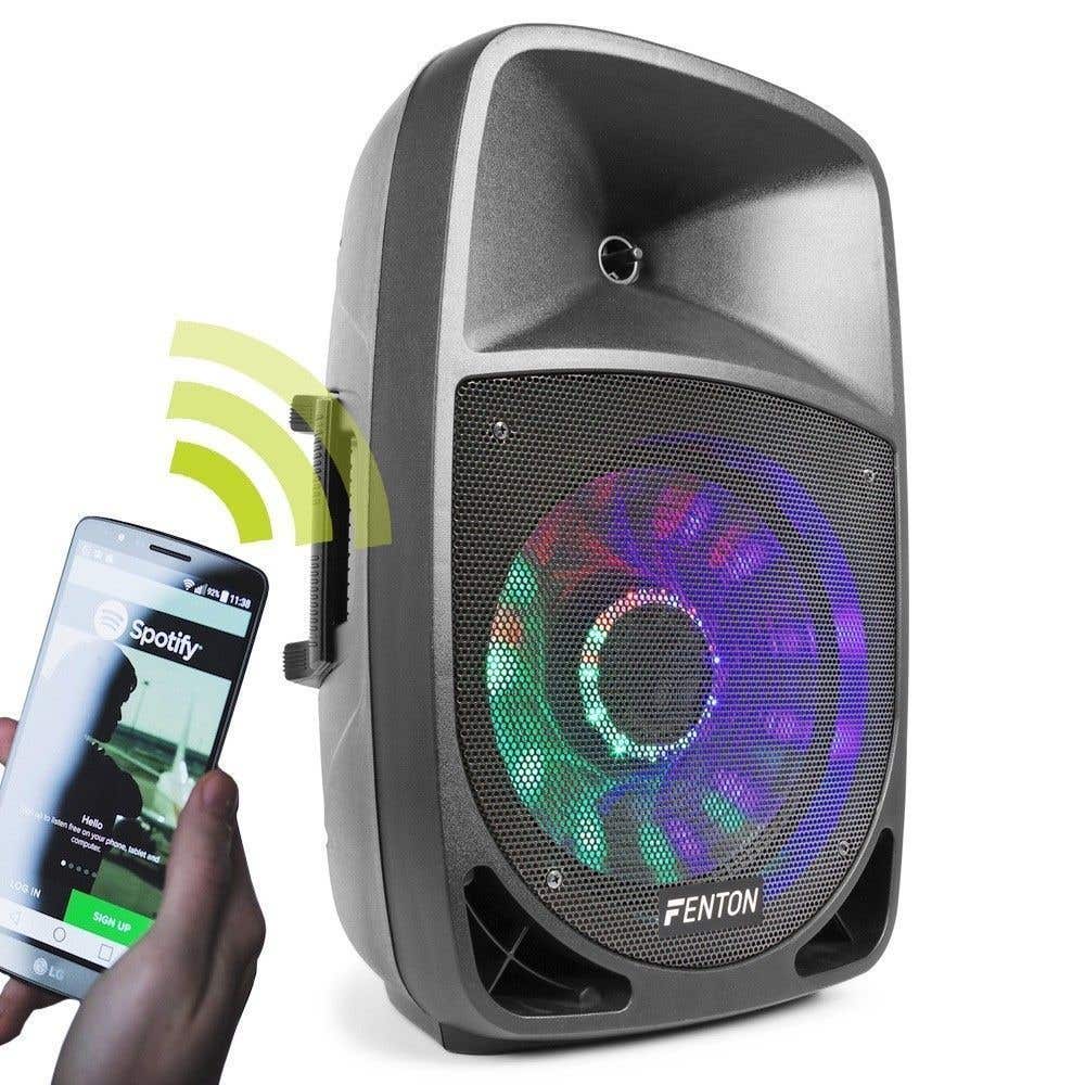 Fenton FT1200A Party Speaker 500W met Bluetooth en LED lichteffecten