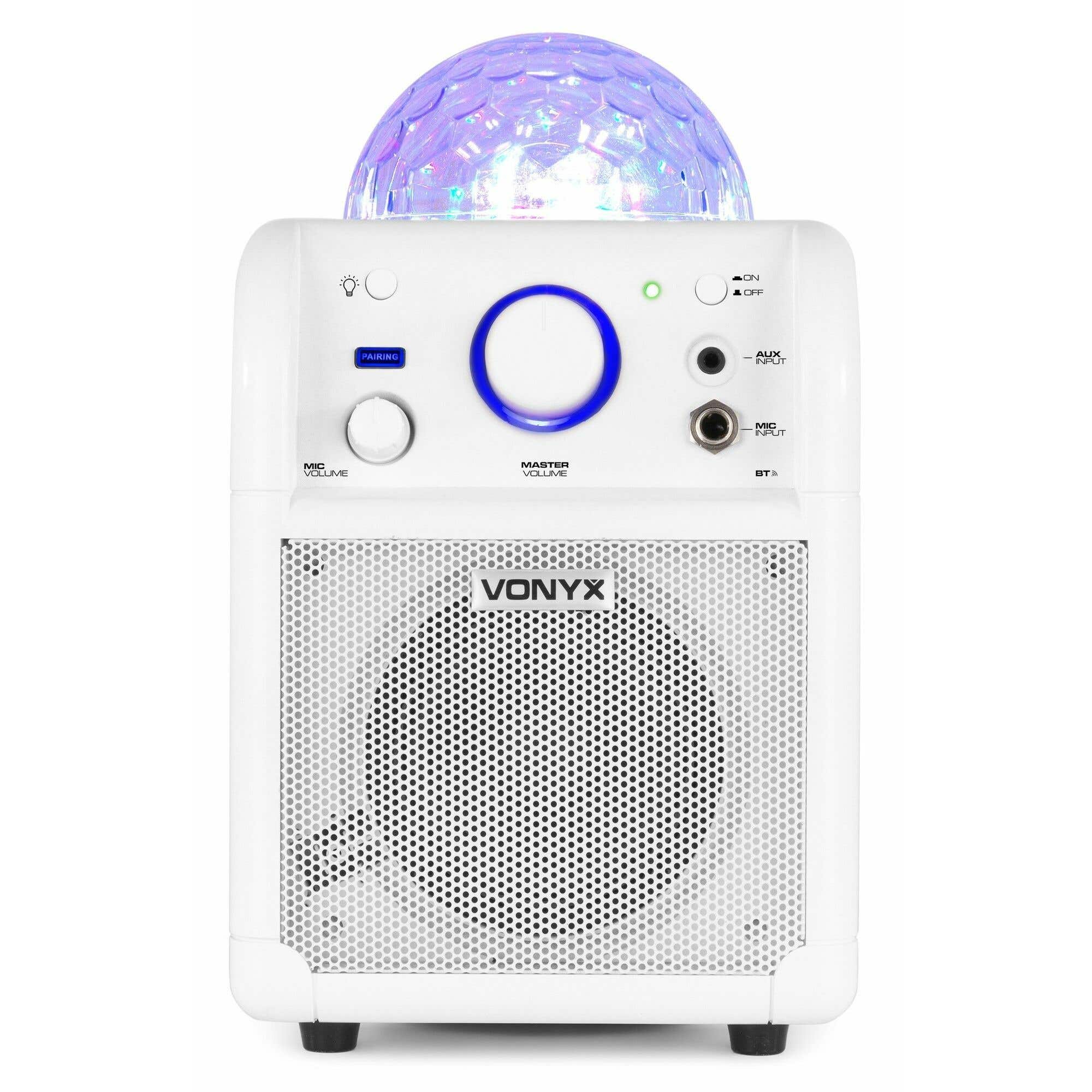 Vonyx Sbs50W Karaokeset Met Microfoon Bluetooth En Lichteffect vonyx kopen in de aanbieding Vonyx Sbs50W Karaokeset Met Microfoon Bluetooth En Lichteffect vonyx kopen in de aanbieding