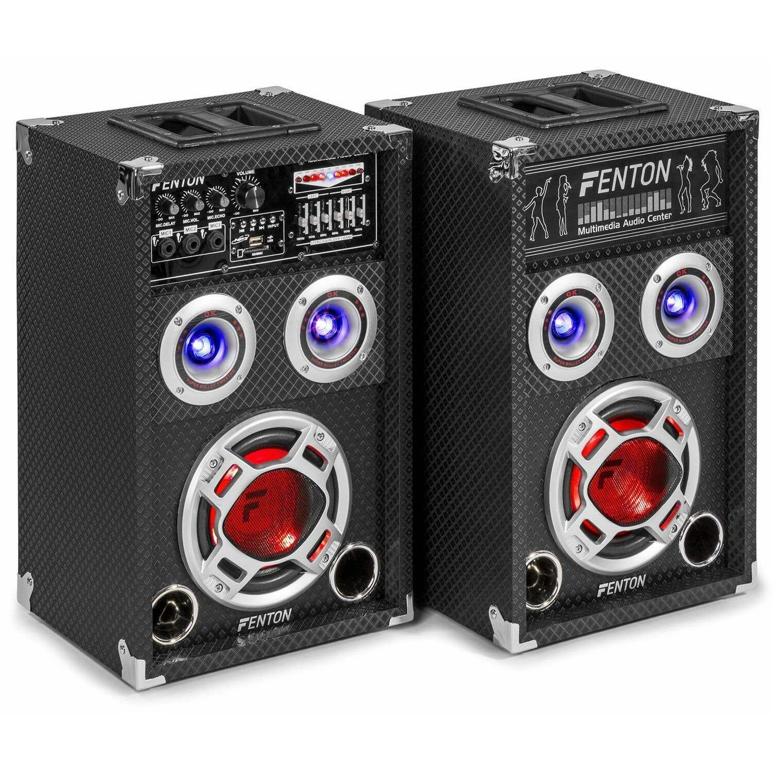 Fenton Ka 06 Actieve Karaoke Speakerset 400W Met Bluetooth En Led fenton kopen in de aanbieding Fenton Ka 06 Actieve Karaoke Speakerset 400W Met Bluetooth En Led fenton kopen in de aanbieding