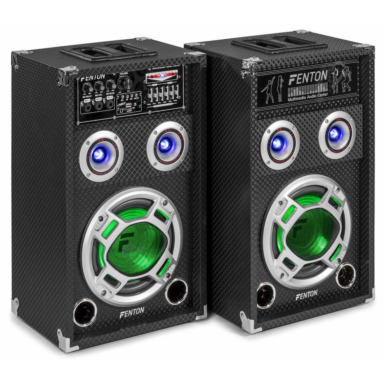 Fenton Ka 08 Actieve Karaoke Speakerset 600W Met Bluetooth En Led fenton kopen in de aanbieding Fenton Ka 08 Actieve Karaoke Speakerset 600W Met Bluetooth En Led fenton kopen in de aanbieding