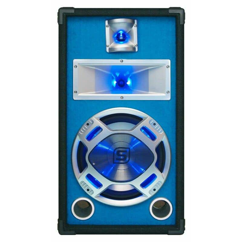 SkyTec PA DJ Luidspreker blauw 10