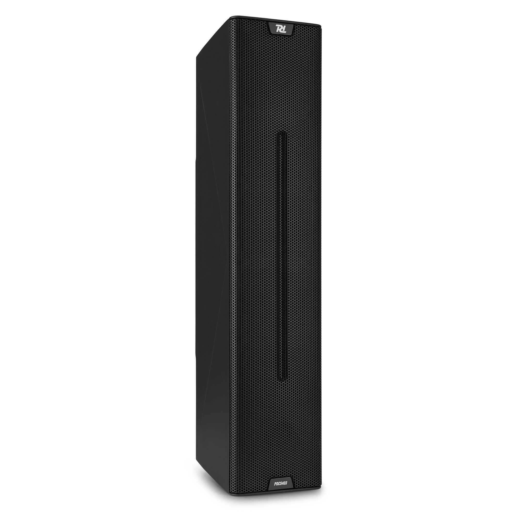 Retourdeal - Power Dynamics PDCS403 passieve zuil luidspreker - Verticale kolomluidspreker - IP44 - 260W - Zwart 