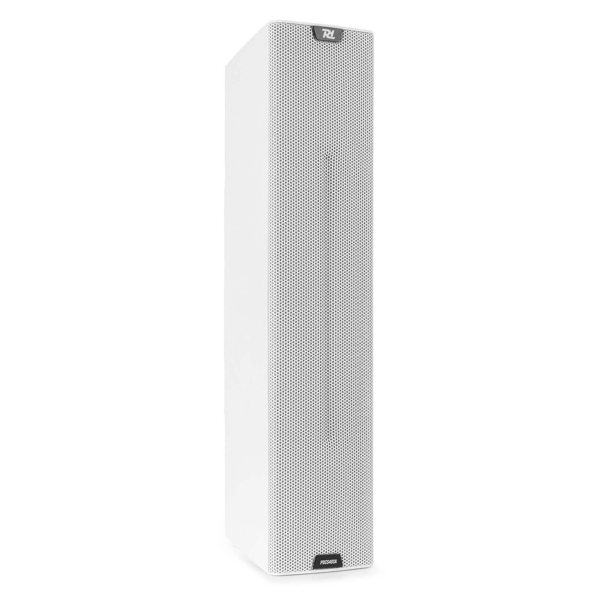 Retourdeal - Power Dynamics PDCS403A actieve zuilspeaker - Verticale kolomluidspreker - 260W - Wit