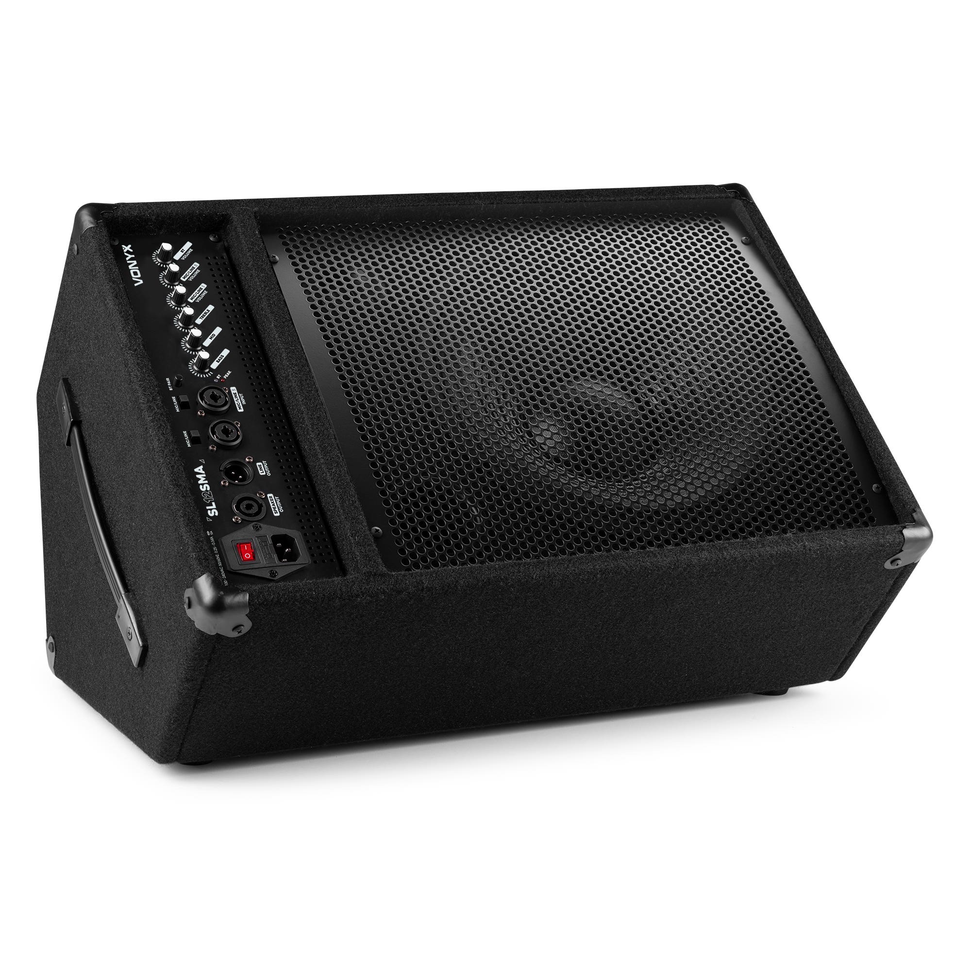 Vonyx SL12MA stage monitor - Actieve speaker met Bluetooth - 600W - 12 inch 