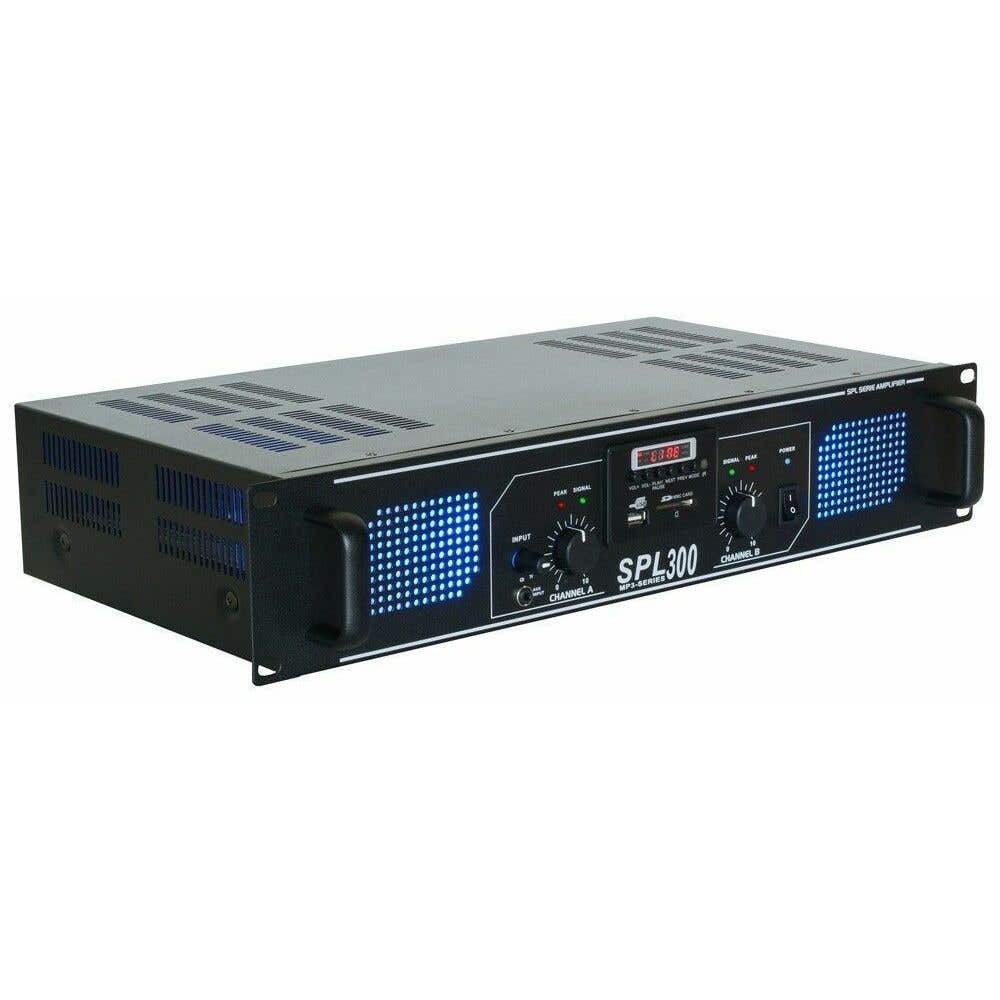 Skytec Spl300Mp3 Versterker 2X 150W skytec kopen in de aanbieding Skytec Spl300Mp3 Versterker 2X 150W skytec kopen in de aanbieding