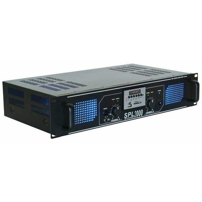Skytec Spl2000Mp3 Dj Pa Versterker 2 X 1000W Met Usb Mp3 Speler skytec kopen in de aanbieding Skytec Spl2000Mp3 Dj Pa Versterker 2 X 1000W Met Usb Mp3 Speler skytec kopen in de aanbieding