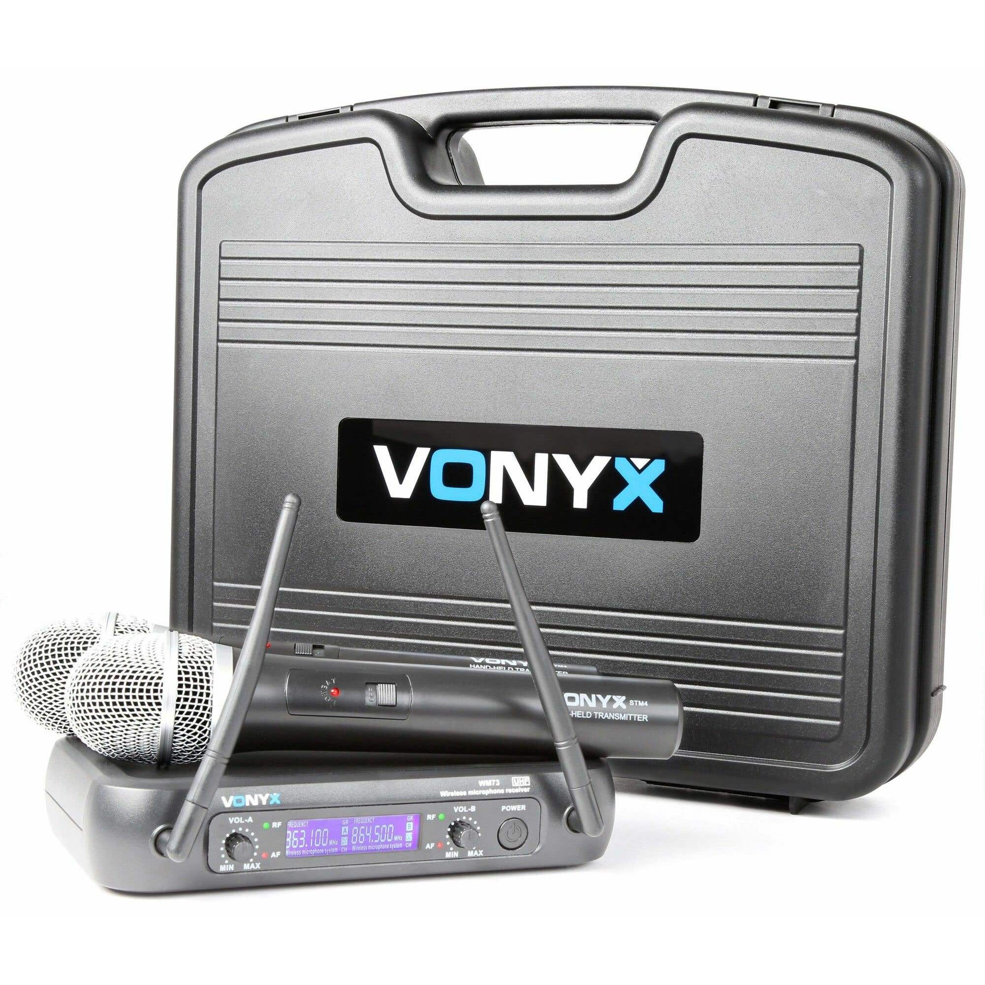 Vonyx WM73 Draadloze microfoon UHF - Dubbel