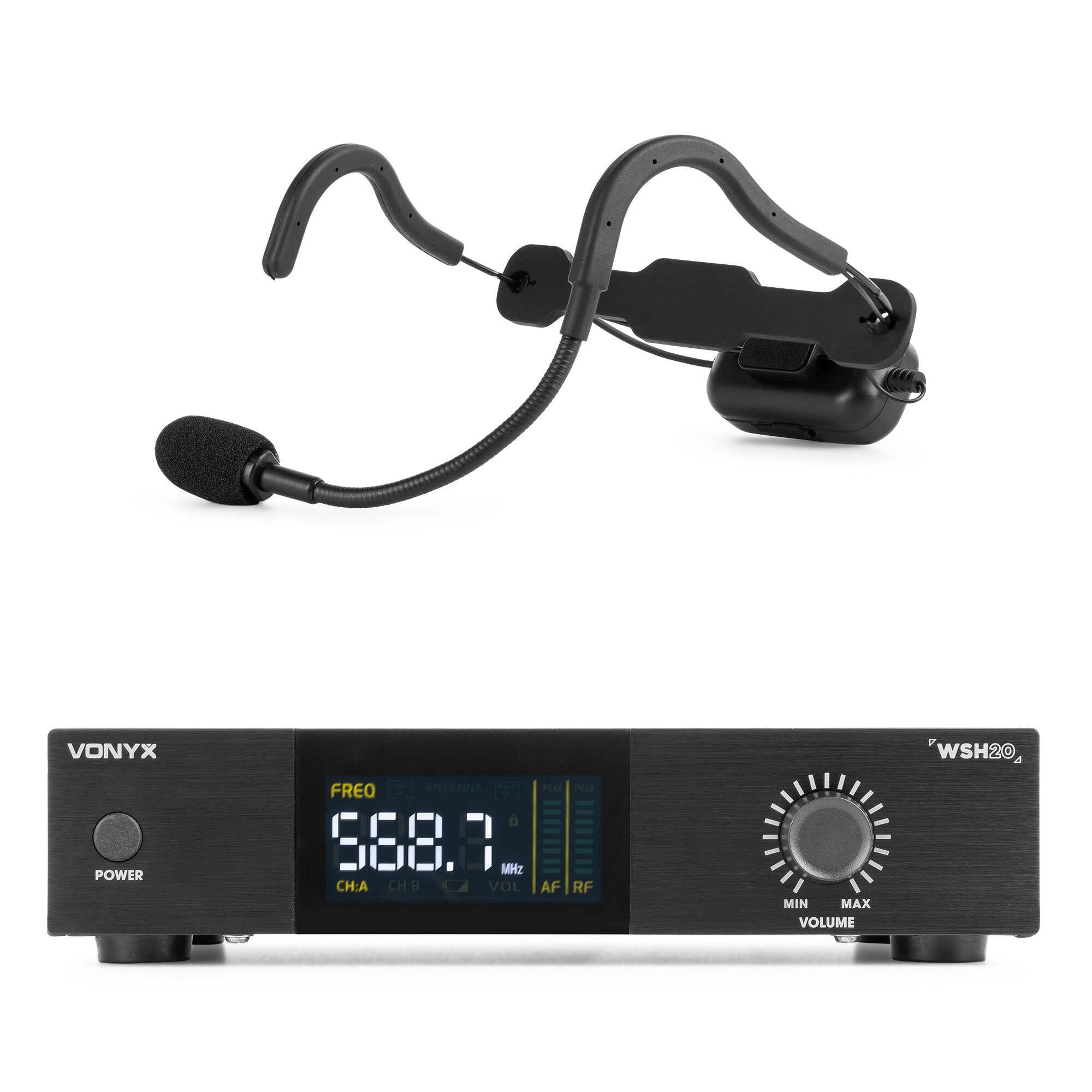 Vonyx Retourdeal -  WSH20 Fitness headset - Draadloze sport headset met