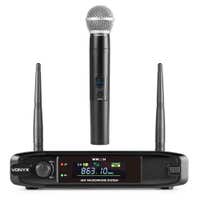 Retourdeal - Vonyx WM42H Draadloze microfoon - Set met handmicrofoon en ontvanger - Voor zang en spraak - UHF