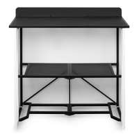Vonyx DBF105 DJ booth - Inklapbare DJ booth - Compacte DJ tafel - Met lycra doeken en draagtas