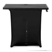 Retourdeal - Vonyx DBE100 DJ booth inklapbaar - Mobiele DJ tafel met Lycra doek en draagtas - 1 Meter breed