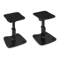 Vonyx SMS30 speaker standaard set - voor studio monitors - in hoogte verstelbaar - zwart
