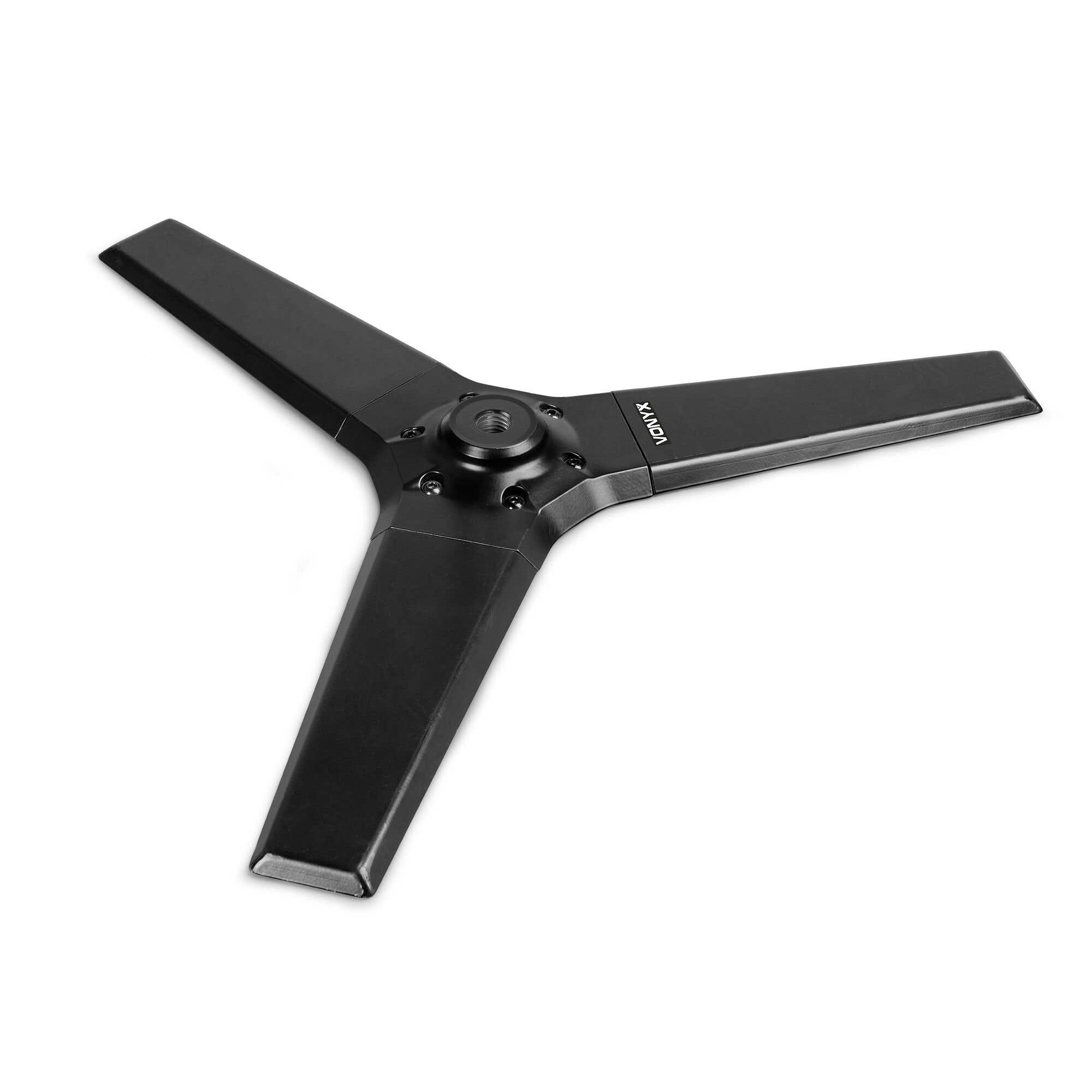 Vonyx MPS-B67T driehoekige baseplate - Universeel - Belastbaar tot 70 kg - M20 montage - Zwart