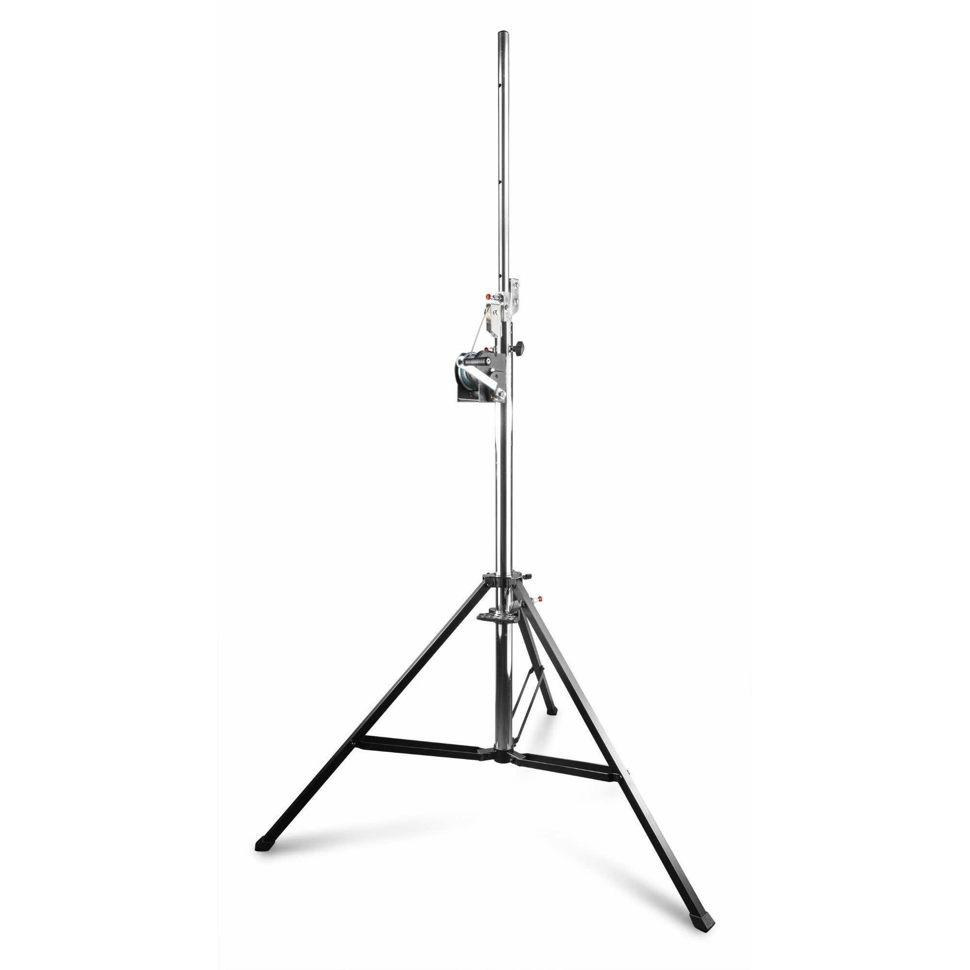 BeamZ Professional Retourdeal - BeamZ WLS80 wind-up lichtstandaard - Hoogte 410cm max.
