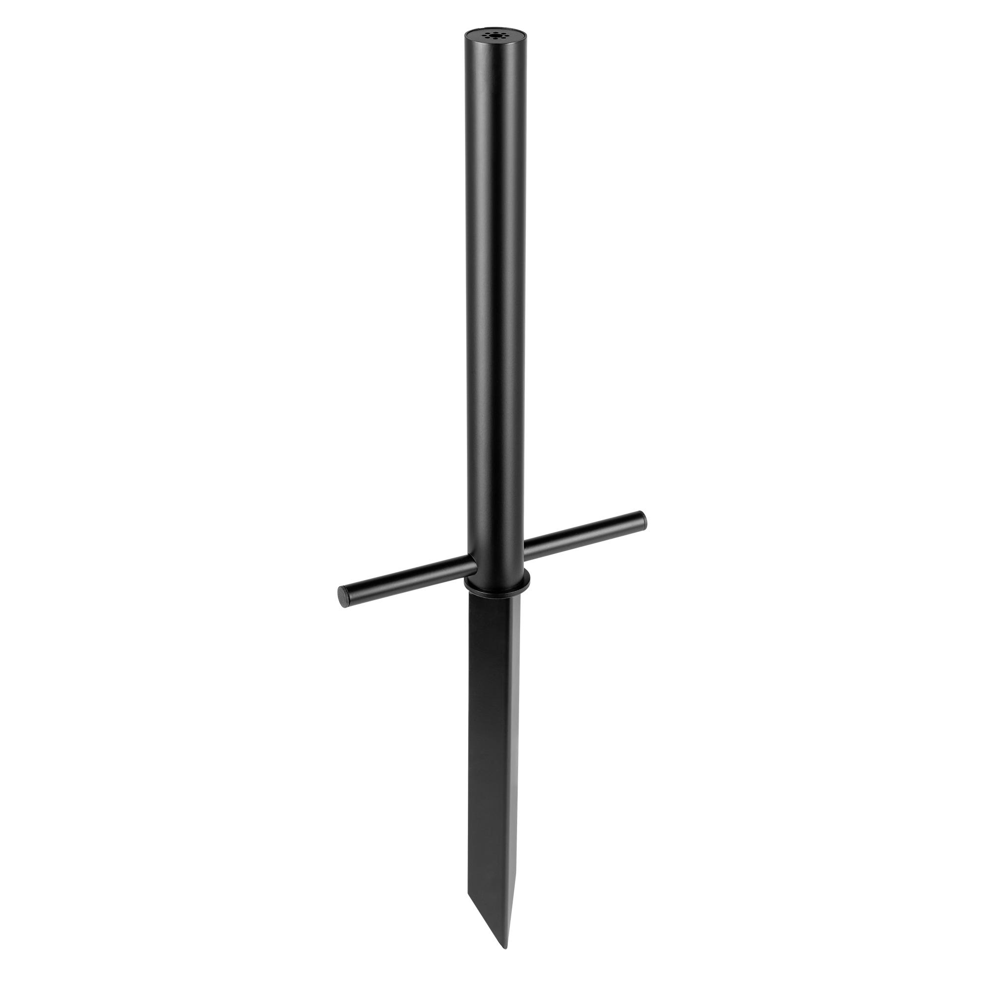 BeamZ Pro GroundFix10 grondanker voor lichteffecten - Met 50 mm buis - M12 montagegat - Zwart