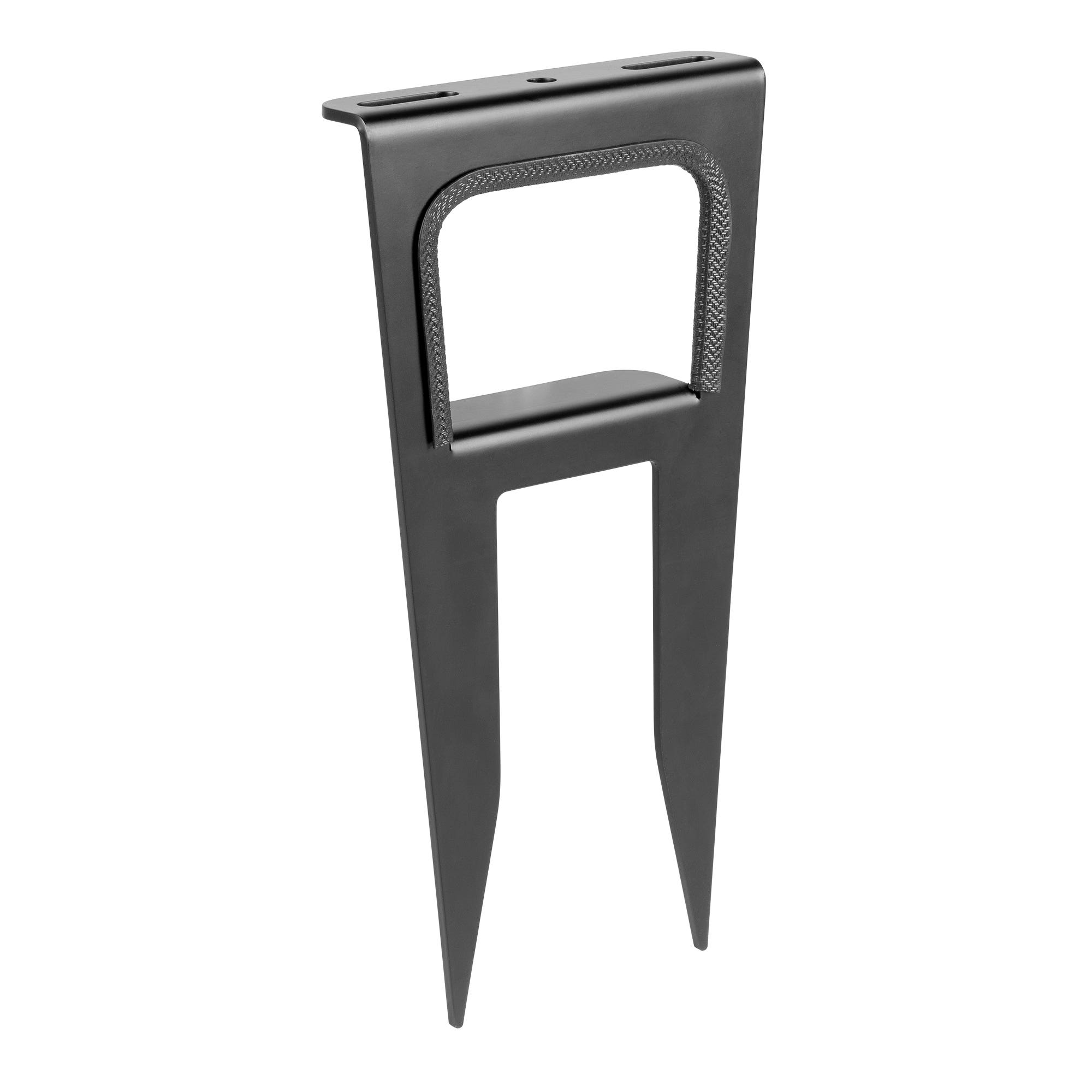 BeamZ Pro GroundFix20 grondanker voor lichteffecten - Voor middelhard terrein - Twee spikes - Zwart
