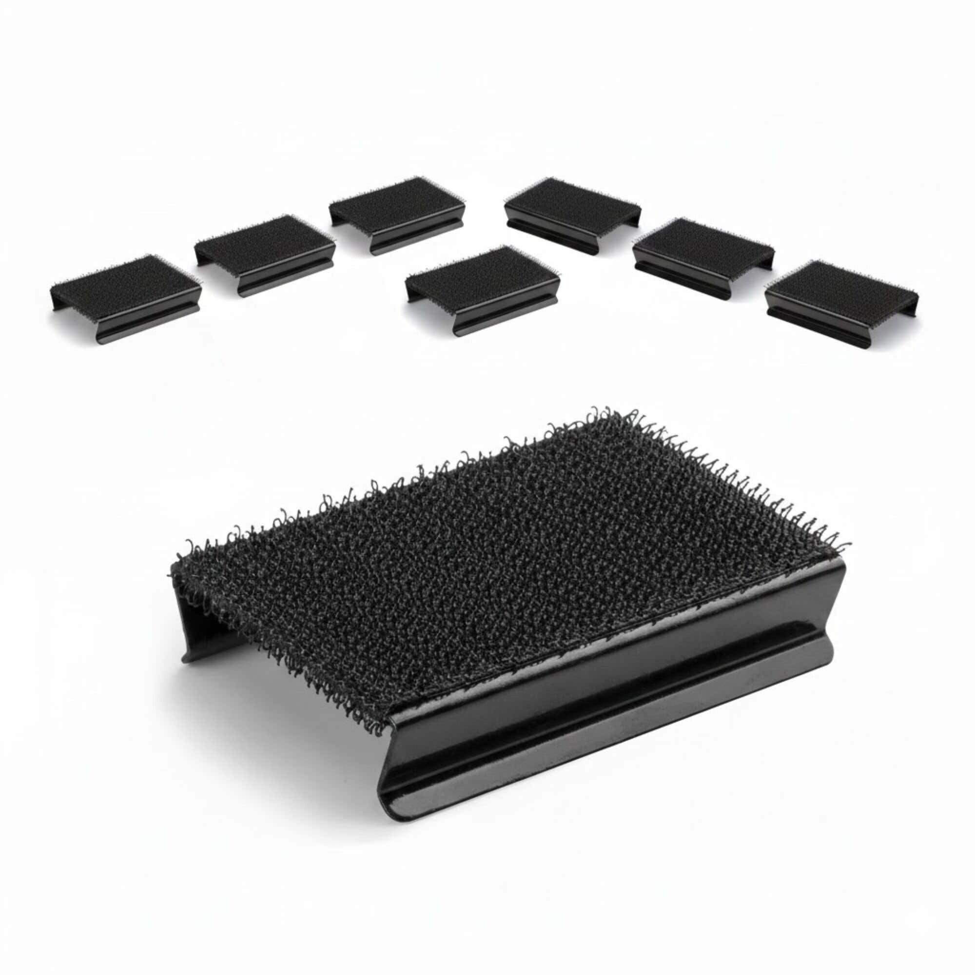 Power Dynamics klemmen voor afrokprofiel - Set van 8 stuks - Met klittenband 