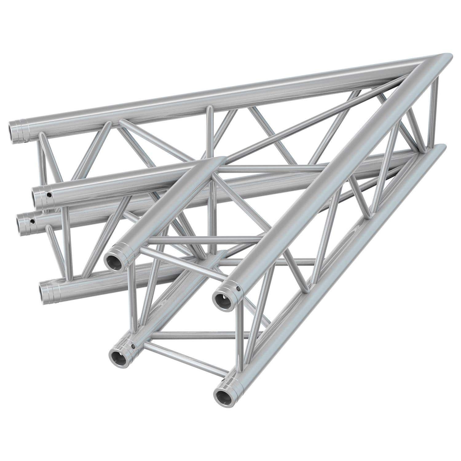 BeamZ Truss P30-C19 vierkante truss 45° 2-weg hoek