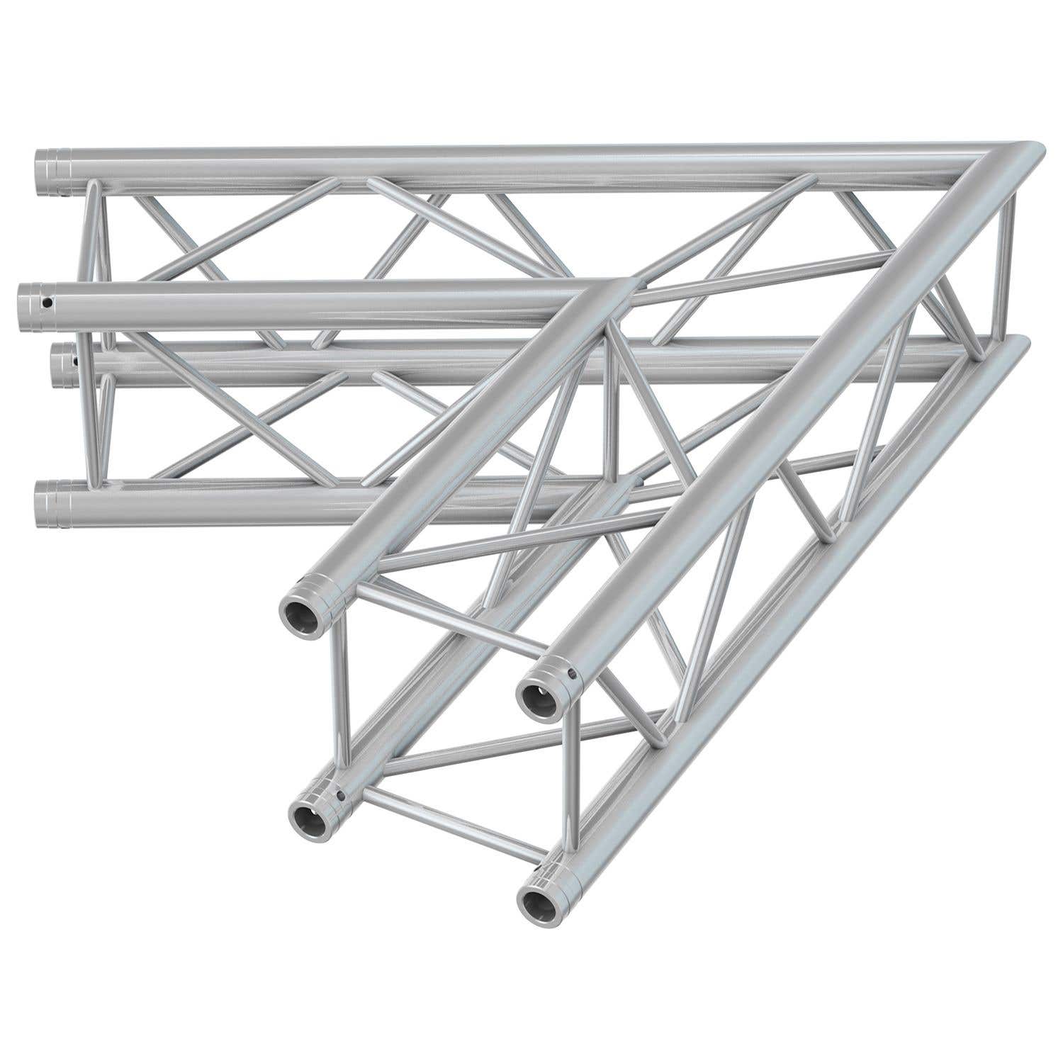 BeamZ Truss P30-C20 vierkante truss 60° 2-weg hoek