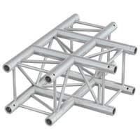 BeamZ Truss P30-T35 vierkante truss T-stuk 3-weg