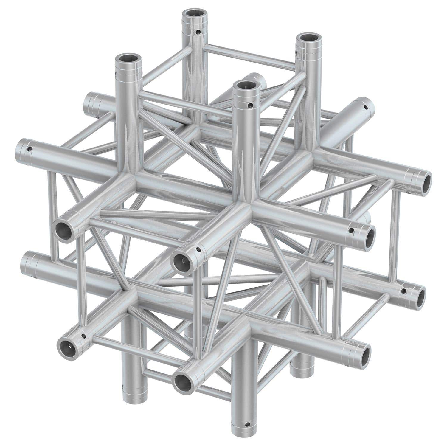 BeamZ Truss P30-C60 vierkante truss kruis 6-weg